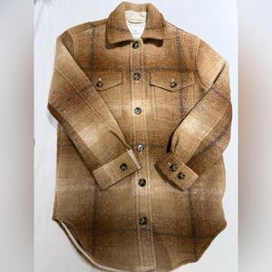 Wilfred Tan and Brown Women’s wool Jacket